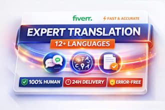 deliver fast and flawless human translation