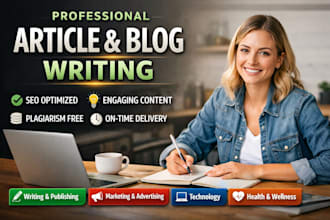 professional article and blog writing