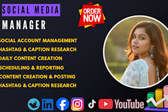 social media marketing manager and virtual assistant