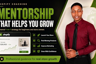 mentor you to build a successful shopify dropshipping business