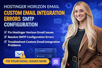 setup hostinger horizon email custom email integration errors smtp configuration