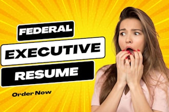 write federal executive ats CV resume enhance cover letter or optimize linkedin
