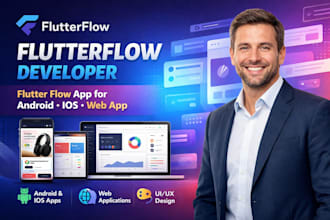 create flutter app flutterflow mobile app flutter flow developer android, ios