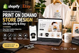 etsy shopify print on demand pod store printify printful gelato shopify pod SEO
