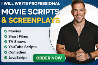 do movie script writing, film script screenplay screenwriting crime novel comedy