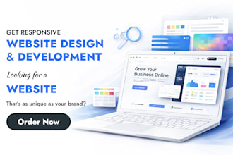build and design websites as your fullstack web developer