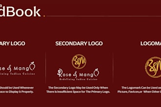 create brand book and visual identity