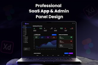 design saas app, CRM, and admin dashboard UI UX in figma