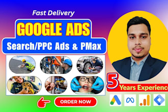 set up and manage google ads for local services ads PPC campaign leads ads