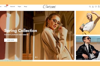 design clothing shopify store clothing website fashion website print on demand