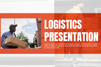 design professional logistics and supply chain presentation