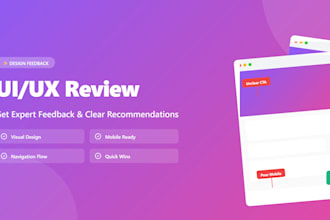 give detailed UI UX review with improvement recommendations