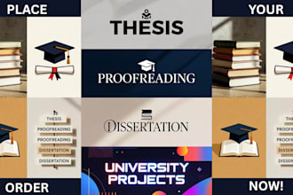 design a university thesis and research project website
