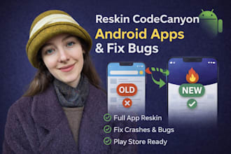 reskin flutter UI setup codecanyon flutter app fix bugs errors daycare website