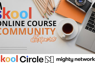 setup and manage skool circleso online community, migrate ghl automation for ads