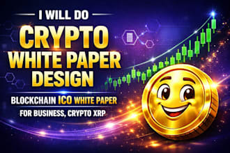 do crypto white paper design blockchain ico white paper for business, crypto xrp