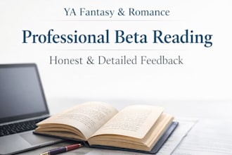do beta reading for fantasy and romance ya story and critique feedback