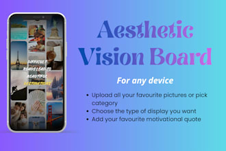 design aesthetic digital vision boards