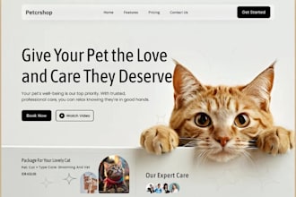 design and redesign wix pet accessories store website pet grooming product store