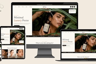 lovable website, lovable to elementor, shopify seo skincare shopify store