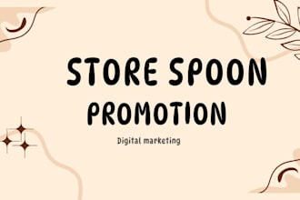 do spoon store promotion store setup and seo