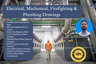 architecture electrical plan and mep drawings