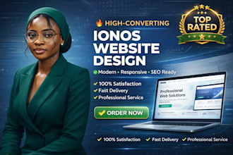 design responsive and SEO optimized ionos website