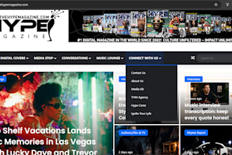 publish music hiphop and rap articles on the hype magazine