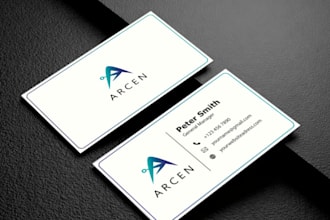 design a professional and unique business card