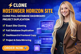 clone hostinger horizon site clone full database dashboard project duplication