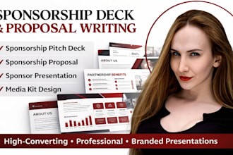 write rewrite design sponsorship deck sponsorship proposal presentation letter