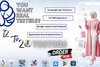conduct google play app testing with 12 real testers