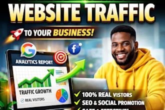 promote your website and increase real organic traffic