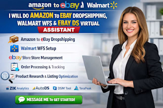 do amazon to ebay dropshipping walmart wfs ebay ds virtual assistant