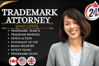 handle US trademark registrations and comprehensive clearance searches as a US