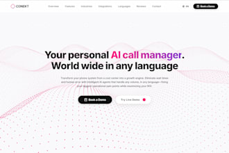 develop a high performance react nextjs landing page