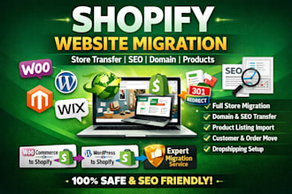 do shopify website migration store transfer SEO migration domain product listing