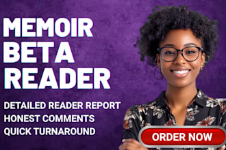 beta read memoir and life story manuscripts with inline feedback without ai