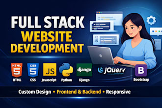build rebuild custom website development full stack front end back end developer