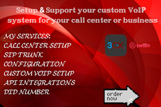 setup support your custom voip system for your call center