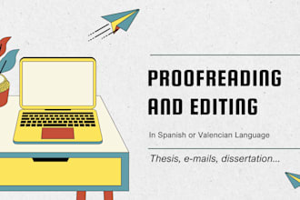 professionally proofread and edit your text
