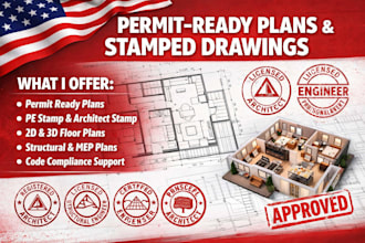 licensed architect civil and structural engineer pe stamp california ohio al