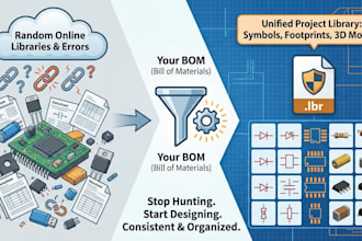 create complete library for your bom in autodesk eagle or fusion 360