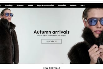 design sustainable clothing store, fashion shopify website, boutique website