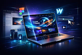 design modern responsive webflow website figma to webflow expert animations