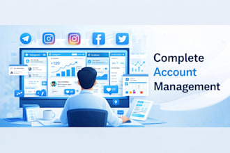 be your expert social media marketing manager for organic growth