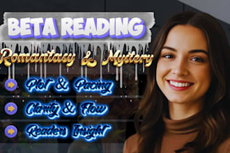 be your beta reader for ya romantasy and paranormal romance