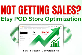 audit and optimize your etsy print on demand store to increase sales