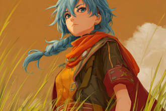 do a anime character