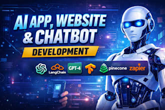 do ai app, website, chatbot development, and ai agent